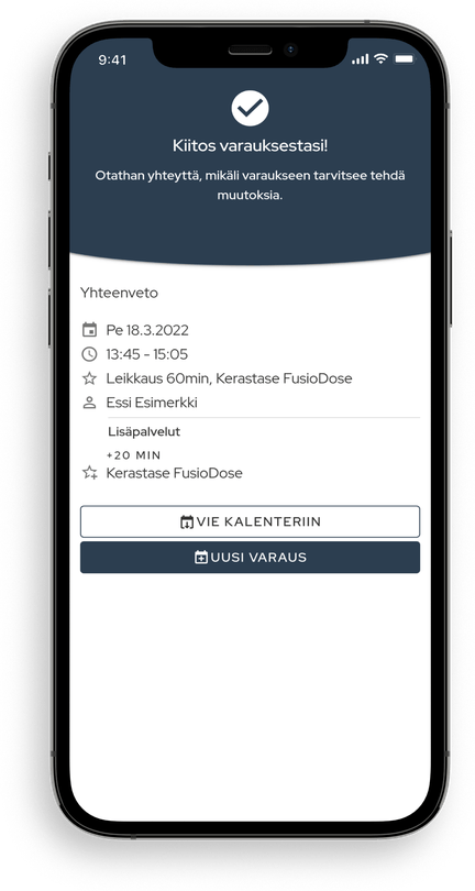 Esempio di prenotazione confermata sulla pagina di prenotazione di Slotti visualizzata su uno schermo di smartphone